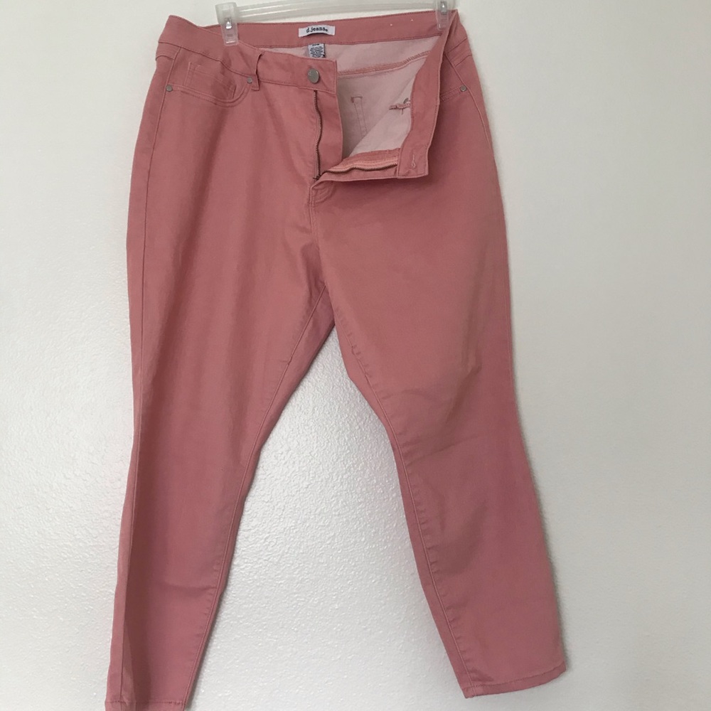Coral jeans